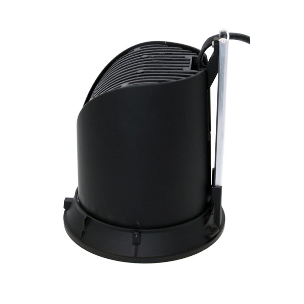 Χωνευτό Φωτιστικό Radar Led Μαύρο Max 50W 5000Lumen 3000K or 4000K d11.8h17.8cm@ - Image 2