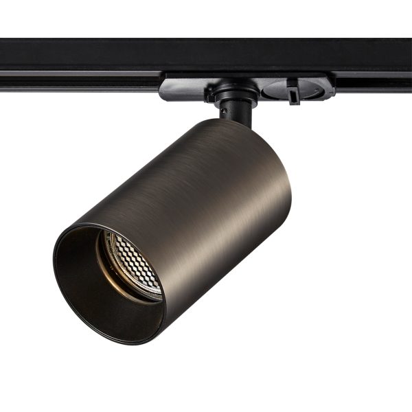 Φωτιστικό Mesh Gun Metal (Electroplated) Gu10 max7.5W d6h9.8cm Μονοφασικός Προσαρμογέας Μαύρος - Image 2