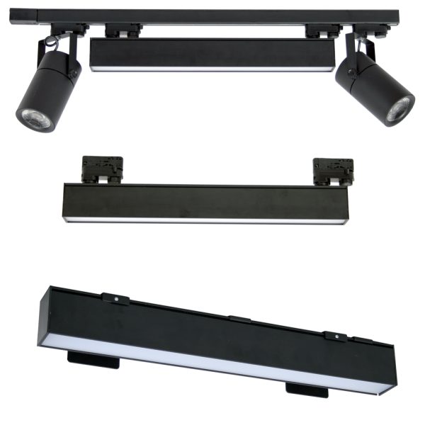 Φωτιστικό Paz Led 112.8cm 46W 3000Κ Μαύρο 4900lm 100° 5 Έτη Εγγύηση @@ - Image 3