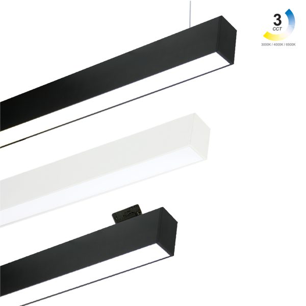 Εξωτερικό Φωτιστικό Leon Λευκό Led 200*5*7.5cm 52W 3CCT Change 3000/4000/6500Κ,110°,5έτη εγγύ,1300mA - Image 2