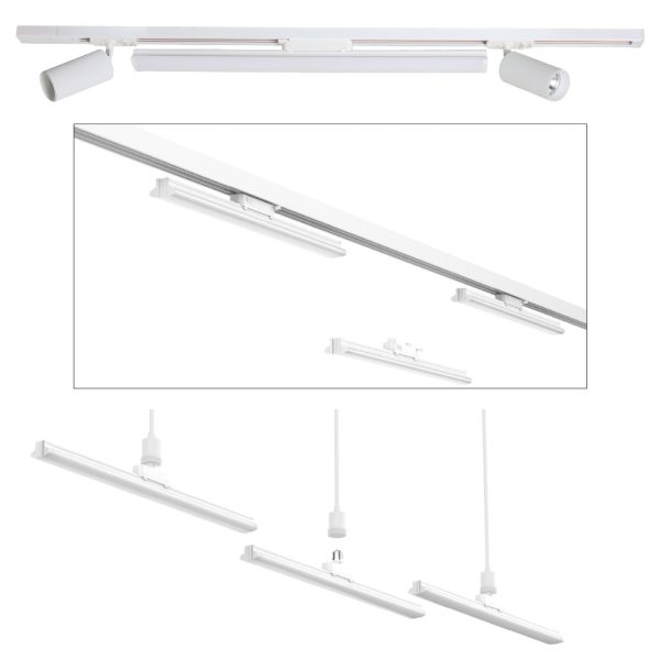 Γραμμικό Φωτιστικό Rino Led 18W 60cm 3CCT Change 3000/4000/6500Κ,w5h3,4cm,120° - Image 2