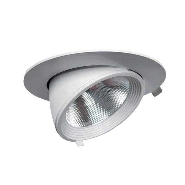 Χωνευτό Φωτιστικό Roma 30W 3CCT 3000-3500-4000K 36° Λευκό CRI>90 315-720mA 34-38Volt d16h13.5cm 5Έτη - Image 2