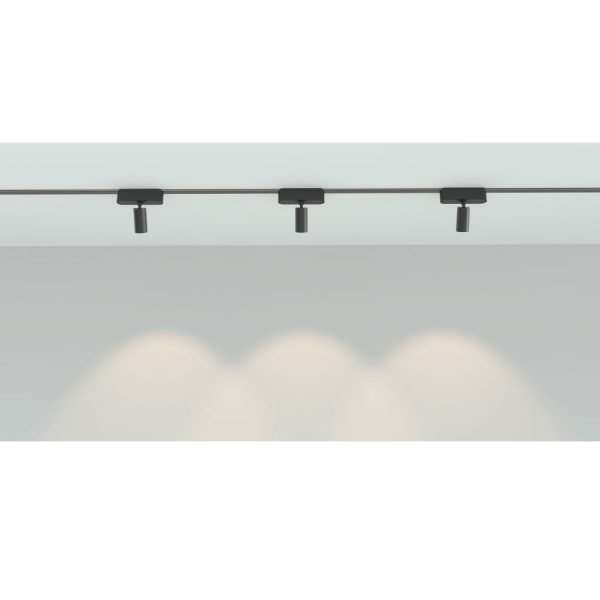 Κινητό Φωτιστικό Varrio 4  Μαύρο 5W CCT3 3000-4000-5000K Tuya Wifi 24° CRI>90  l11.4d3.1h10.15cm,40V - Image 2