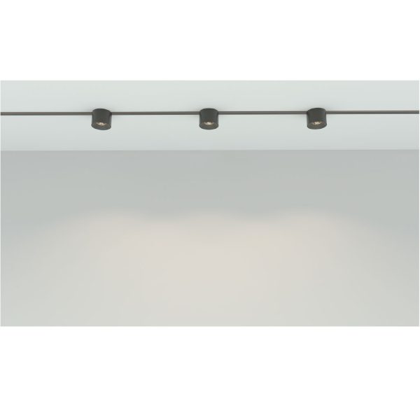 Φωτιστικό Varrio 7  Μαύρο 8W CCT3 3000-4000-5000K Tuya Wifi 25° CRI>90  d7h5.2cm,40Vdc - Image 2