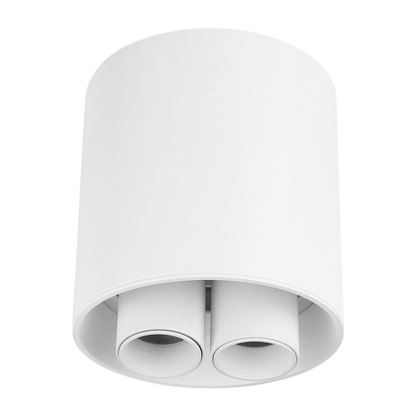 Χωνευτό Φωτιστικό Selbi Λευκό 2x5W 3CCT 2700-3000-4000K 24° CRI>90 300mA d8.1h6.9cm ΧωρίςΤροφοδοτικό - Image 3