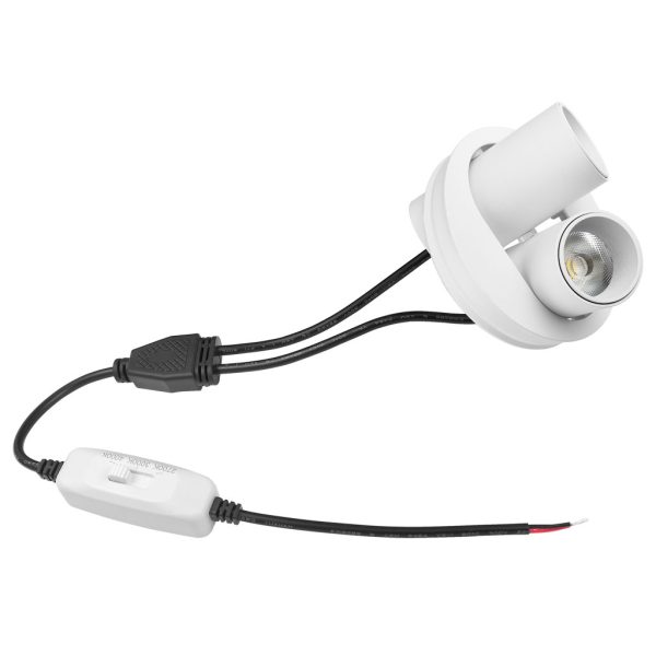 Χωνευτό Φωτιστικό Selbi Λευκό 2x5W 3CCT 2700-3000-4000K 24° CRI>90 300mA d8.1h6.9cm ΧωρίςΤροφοδοτικό - Image 5