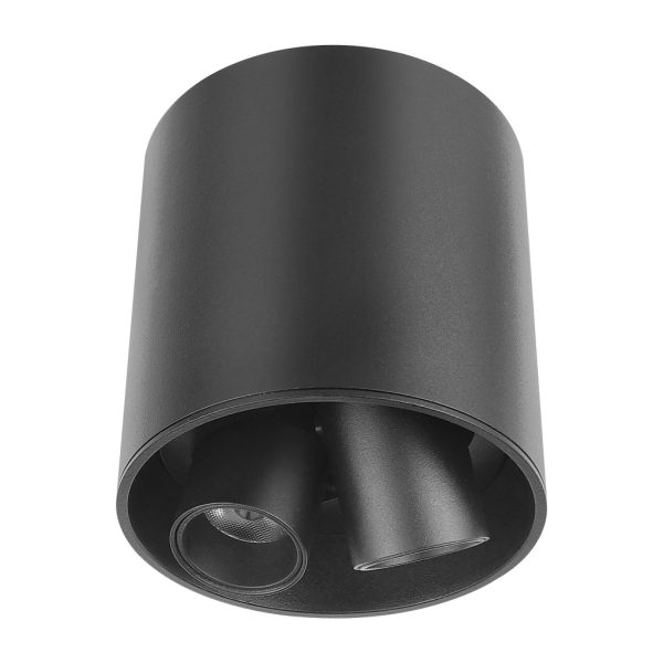 Χωνευτό Φωτιστικό Selbi Μαύρο 2x5W 3CCT 2700-3000-4000K 24° CRI>90 300mA d8.1h6.9cm ΧωρίςΤροφοδοτικό - Image 3