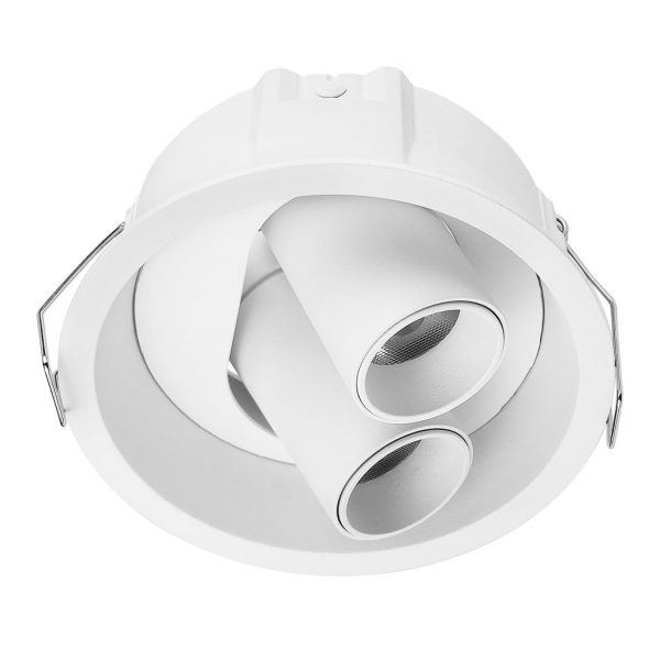Trim Frame Selbi White (Sandy) d10.6h4.5cm Cutout 9.5cm - Image 2