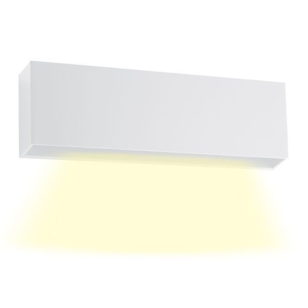 Επίτοιχο Φωτιστικό Led Book 7W 3000K IP65 Λευκό w23.5d4h8cm Seaside Class,UV protected - Image 2