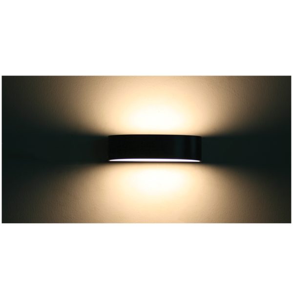 WALL FITTING ZIP DARK GREY  LED 8W 3000K IP65 SEASIDE CLASS-ABS/PC - Image 2