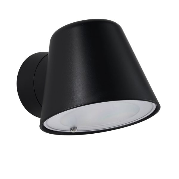Wall Light Βat Gu10 7W IP44 Black Seaside Class,ABS&PC h9.2d11.8cm - Image 2