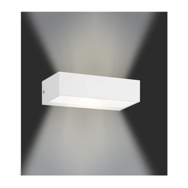 Επίτοιχο φωτιστικό Brick Led 9W Λευκό 3CCT Change 3000/4000/6500K IP65 - Image 2