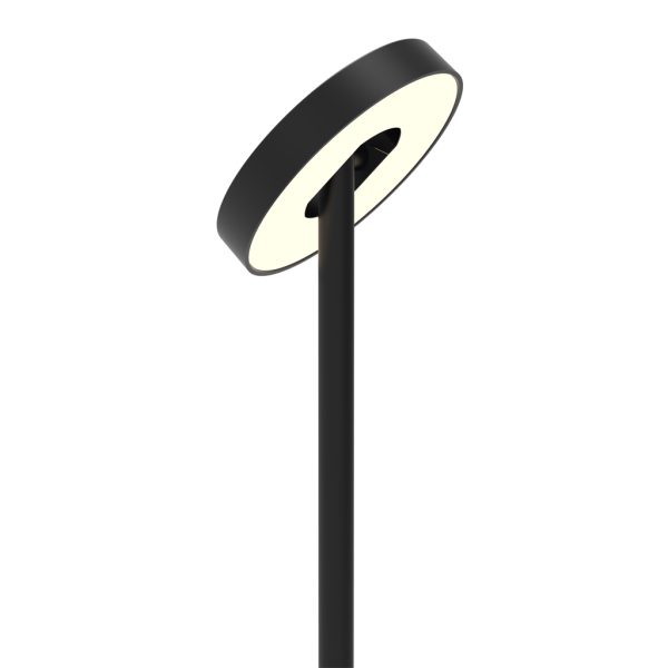 Φωτιστικό Nest Led 12W 3000K Μαύρο IP65  h130cm με καλώδιο 2m H05RN-F 3x1mm2 230V - Image 3