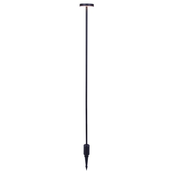 Φωτιστικό Nest Led 12W 3000K Μαύρο IP65  h130cm με καλώδιο 2m H05RN-F 3x1mm2 230V - Image 5