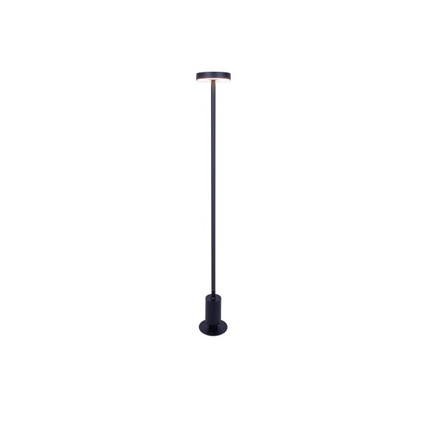 Φωτιστικό Nest Led 12W 3000K Μαύρο IP65  h70cm με καλώδιο 2m H05RN-F 3x1mm2 230V - Image 5