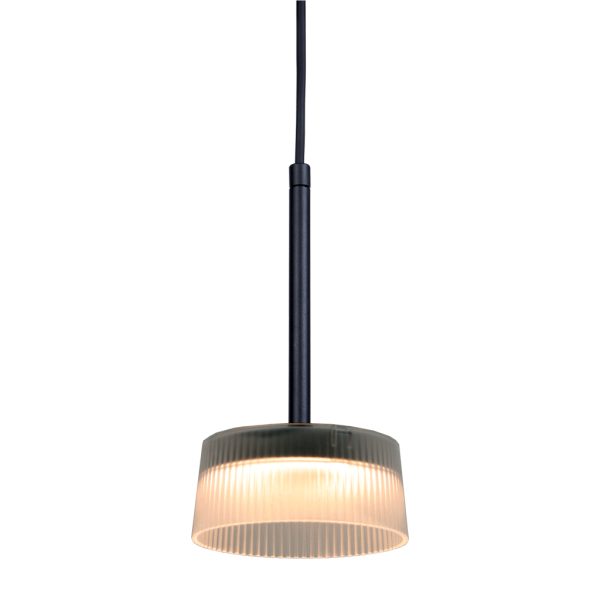 Κρεμαστό Φωτιστικό Nest Led 12W 3000K Μαύρο IP65  d11h20cm με καλώδιο 1.8m 230V - Image 3
