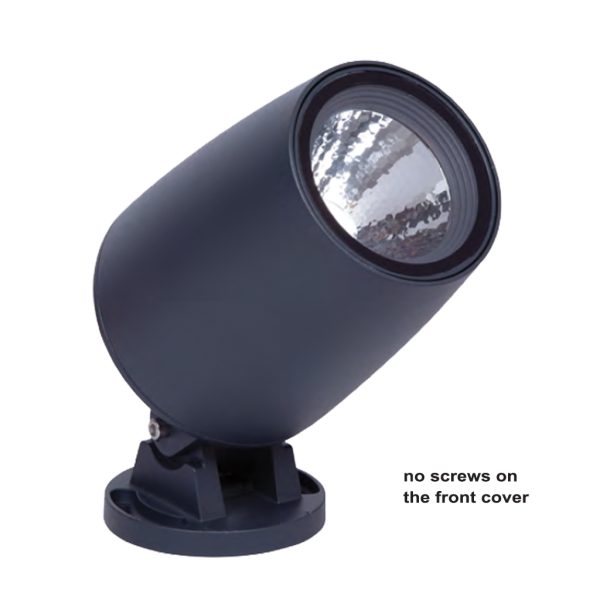 Adjustable Projector Nestor Led 25W 3000K Dark Grey IP65 36° with cable 100cm H05RN-F 3x1mm2 100-240V, antiglare screen - Image 2