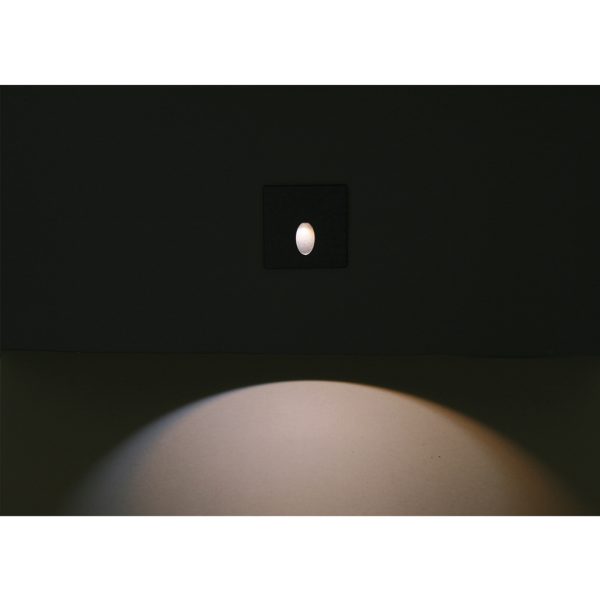Square Cover For Fitting Mikro White For Oval Light Beam 38° For Sensor l9w9cm Aluminum - Image 2
