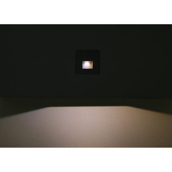 Square Cover For Fitting Mikro White For Square Light Beam 60° For Sensor l9w9cm Aluminum - Image 2