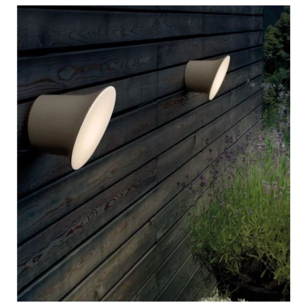 Επίτοιχο Φωτιστικό Ecran In&Out Led 8W 3000K Λευκό l18.5h14.5cm - Image 2