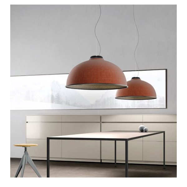 Κρεμαστό Φωτιστικό Farel Rust-Dark Grey Led 23W 2700K d80h40cm (Χωρίς Καπέλο) - Image 3