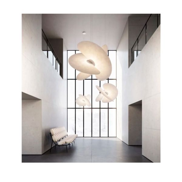 Ανάρτηση Φωτιστικού Levante Dimmable Phase Cut Led 54W 2700K Λευκό  d15cm - Image 2