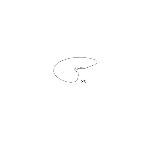 Small Diffusers for Pendant Lamp Levante White (l.60-h.44cm) - Image 2