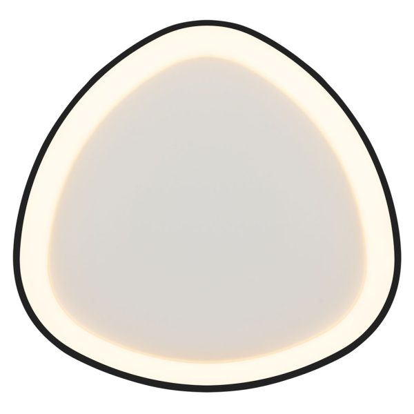 Φωτιστικό Οροφής NisekoII,Led,Μαύρο,42W,2700-4000-5000K,d42.1h6.3cm,Dim με Τηλεχ,5 Έτη Εγγύηση(8630) - Image 2