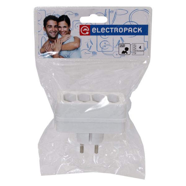 4x2.5A 250V with children protection PVC bag packing - Image 2