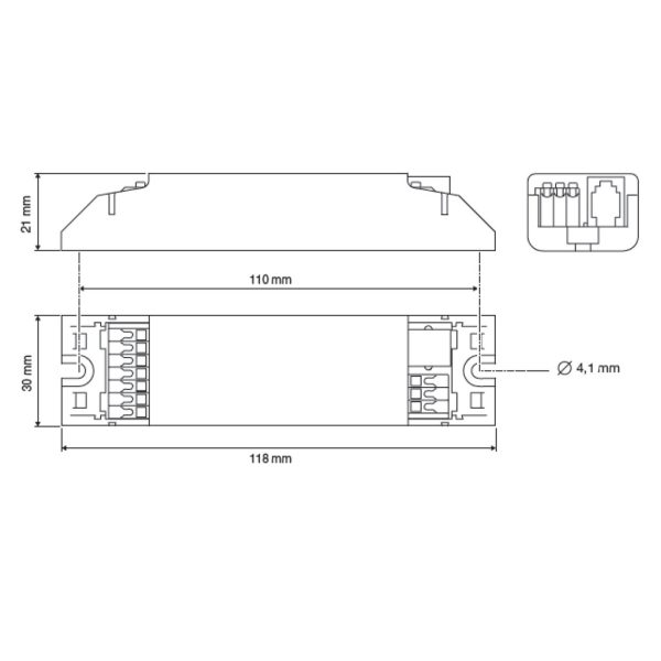 Dali Eco Control Max Control of 32 Control Gears In 2 Groups  l11.8h3w2.1cm  Max64mA - Image 2