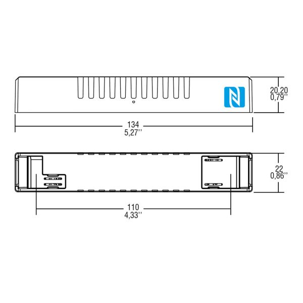 Τροφοδοτικό Led Mini Slim 15 Dali-2 Push NFC 100-700mA 0.3-15W l13.4w2.2h2cm 7 Έτη Εγγύηση,3-46V, - Image 4