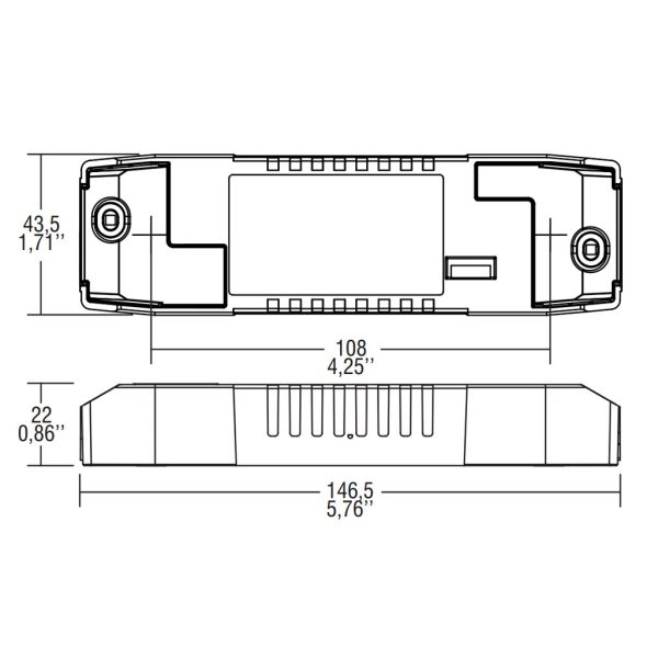 Τροφοδοτικό Led Pro Flat 26 Dali-2 Push Dip-Switch 250-700mA 11.5-26W l14.6w4.3h2.2cm 7 Έτη,10-49V - Image 2