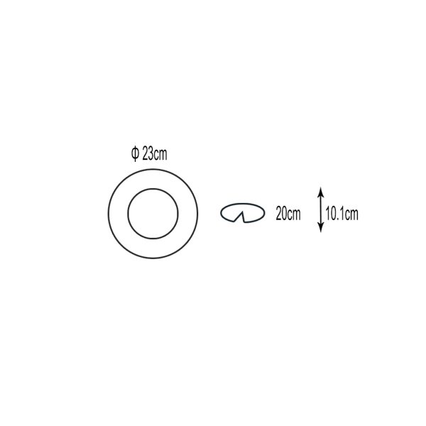 RECESSED FITTING  SLASH LED 30W 3000K 90o IP44 - Image 3