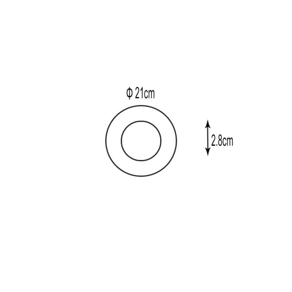 Στρογγυλό Φωτιστικό οροφής Led Band 18W 3CCT change 3000-4000-6000Κ d22h3.2cm Λευκό - Image 2