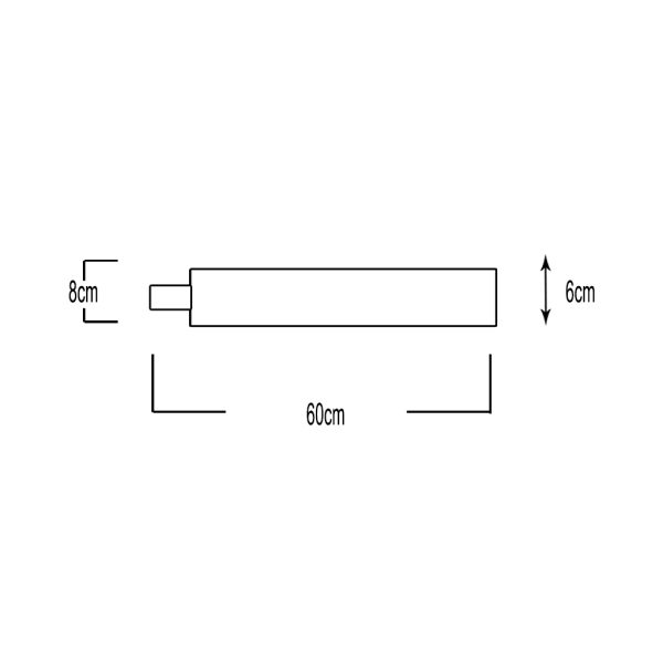 Φωτιστικό Led Triproof Λευκό 30W 4000K 60cm IP65 Μονός Στυπιοθλίπτης IK08,Inox Clips@@ - Image 3