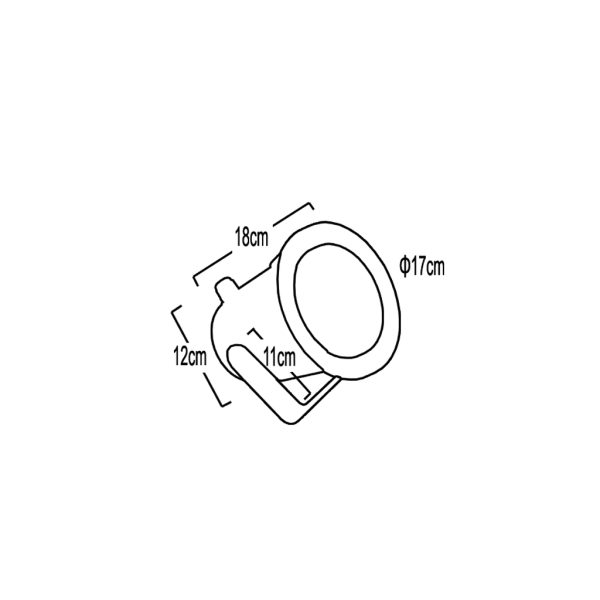 Προβολέας Ασημί 75W PAR 30 HF-1048 Α@ - Image 2