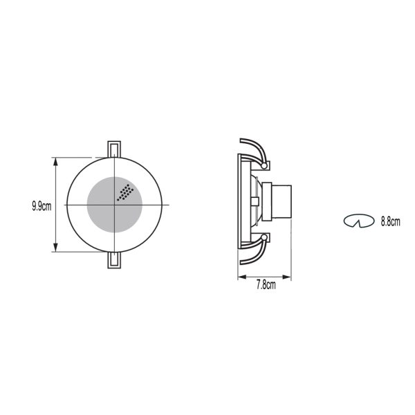 CEILING SPEAKER 2.5'' WHITE 3W - Image 4