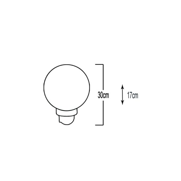 Wall fitting Golden E27 NF-1801 P Max 15W - Image 3