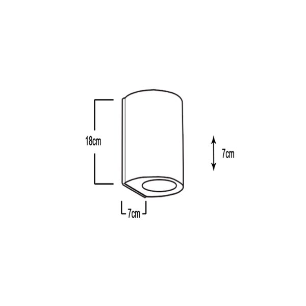 WALL FITTING ST2 STAINLESS STEEL ST304 2xGU10 35W@ - Image 2