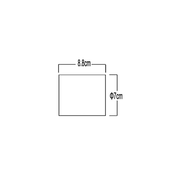 ANTI GLARE PART FOR FABRIC GU10 BLACK - Image 2