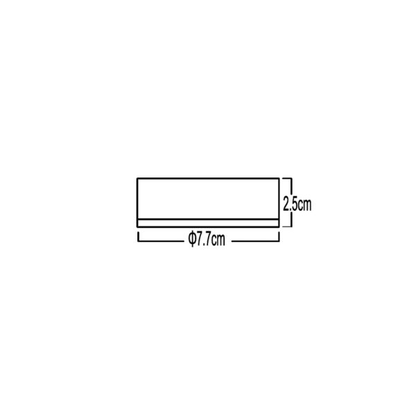 Wateproof rosette with cable gland d7.7h2.5cm White IP65 - Image 2
