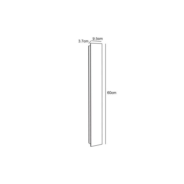 Surface Mounted Fitting Lino Led 13W 3000K Black IP65 l60d9,5h3,7cm 230V Class I 3 Years Warranty - Image 4