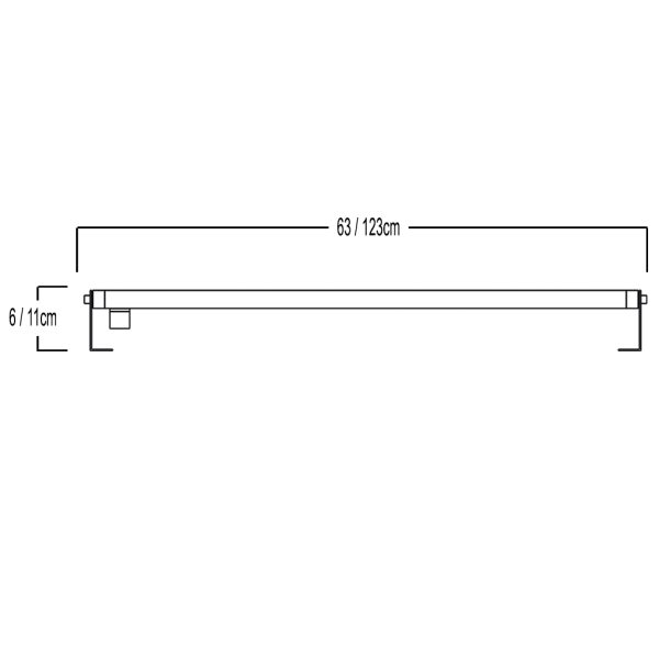 Φωτιστικό Lotus Led 9W 24Vdc 60cm 3000K 1 Στυπιοθλίπτης 1m 2x0.50mm2 - Image 7