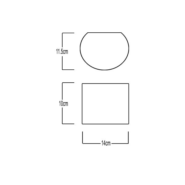 Wall LED Fitting Gap Dark Grey IP44 2X4W 3000K  0-110° h10w10d11.5cm,Aluminum - Image 4