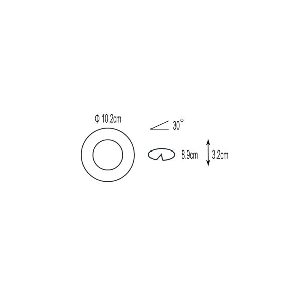 RECESSED SPOTLIGHT GU10 DL10135 BLACK - Image 2
