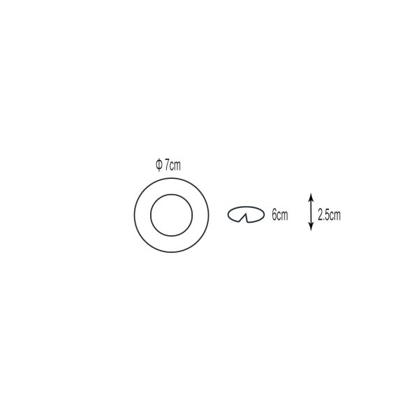 Σποτ χωνευτό Nickel Mat-Διάφανο DT-40 - Image 2