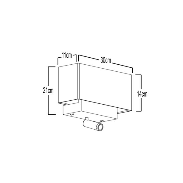 Φωτιστικό Tia  E27+ LED 3W 3000K 30° Nickel Mat - Image 3