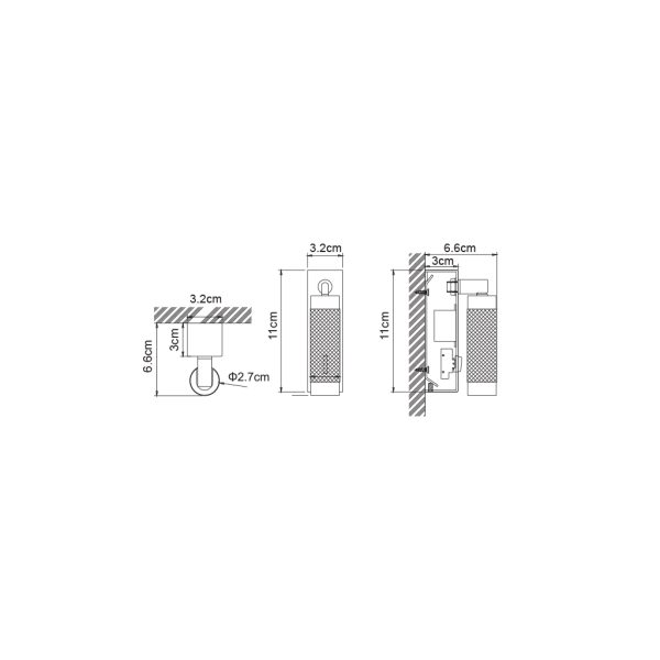 Wall Light Rento 3W 3000K 30° Cooper Bronze CRI90 With Switch h11w3.2d3cm 230V - Image 3