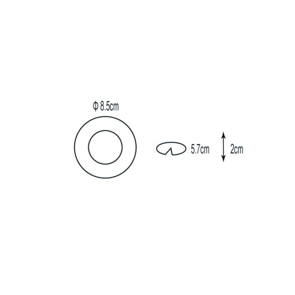 Σποτ Xωνευτό  ΝΥ-705 Α Γυαλί-Αλουμίνιο Gu10 Max 50W - Image 3