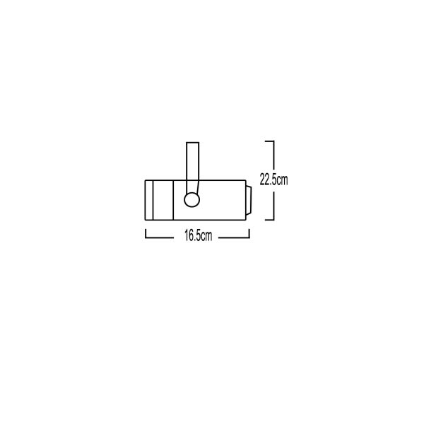 Tracklight Orco QR-111 GU10/ E27 PAR-30 Silver h19d12.3cm - Image 2